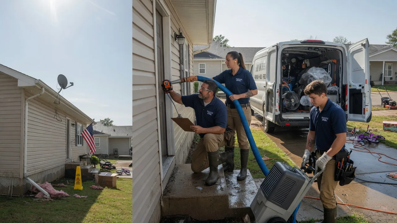 Ceiling Water Damage Restoration in Engadine, MI near me